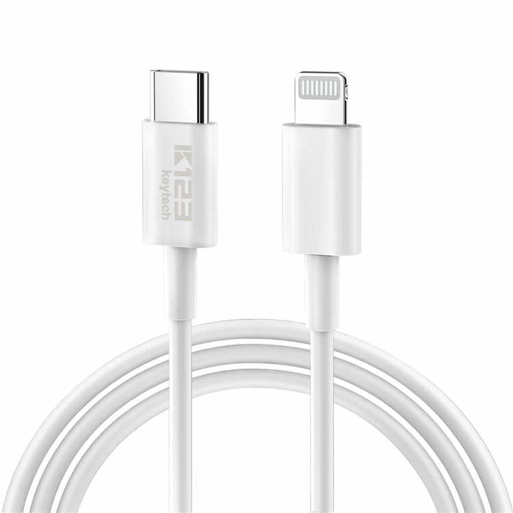 KAL018 C94 USB C naar Lightning Data Kabel PD Snellader TPE Molding Bend Test 15000 keer