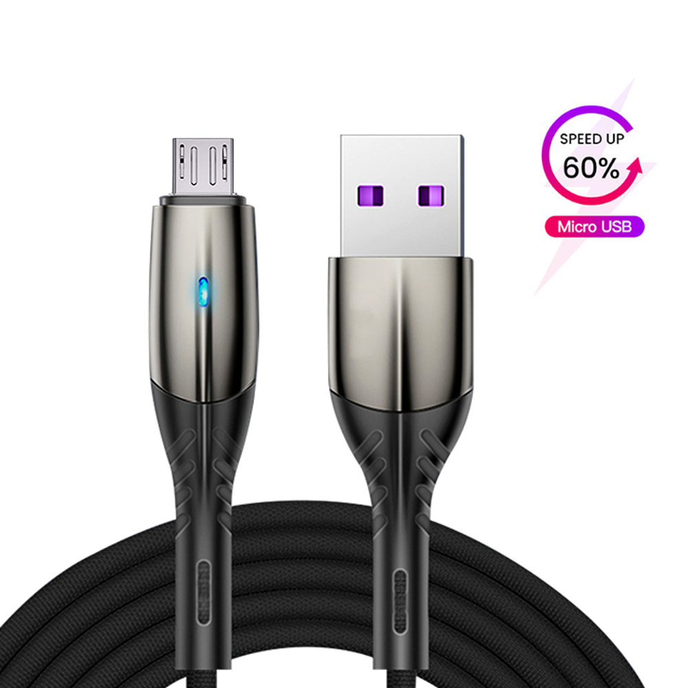 KMC016 Micro USB Data Cable Nylon Braided Usb 2.0 Cable With Data And Charge For Android Samsung Mobile Phone - 翻译中...