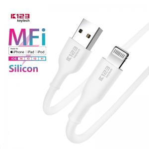 KAL055/056-Siliconen MFi Apple Lightning naar USB A/C oplader USB-kabel C89 C94 Connector Super Speed